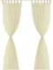 vidaXL - Gordijnen - 2 - st - doorschijnend - 140x225 - cm - crème
