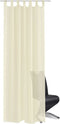 vidaXL - Gordijnen - 2 - st - doorschijnend - 140x225 - cm - crème