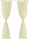 vidaXL - Gordijnen - 2 - st - doorschijnend - 140x225 - cm - crème
