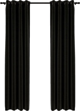 vidaXL - Gordijnen - linnen-look - verduisterend - 2 - st - 140x225 - cm - antraciet