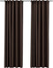 vidaXL - Gordijnen - linnen-look - verduisterend - haken - 2 - st - 140x225 - cm - taupe