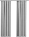vidaXL - Gordijnen - linnen-look - verduisterend - haken - 2 - st - 140x225 - cm - grijs