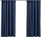 vidaXL - Gordijnen - linnen-look - verduisterend - haken - 2 - st - 140x175 - cm - blauw