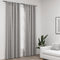 vidaXL - Gordijnen - linnen-look - verduisterend - haken - 2 - st - 140x245 - cm - grijs