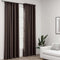 vidaXL - Gordijnen - linnen-look - verduisterend - haken - 2 - st - 140x245 - cm - taupe