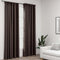 vidaXL - Gordijnen - linnen-look - verduisterend - haken - 2 - st - 140x225 - cm - taupe
