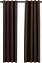 vidaXL - Gordijnen - linnen-look - verduisterend - ogen - 2 - st - 140x245 - cm - taupe