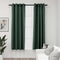 vidaXL - Gordijnen - linnen-look - verduisterend - ogen - 2 - st - 140x175 - cm - groen