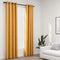 vidaXL - Gordijnen - linnen-look - verduisterend - ogen - 2 - st - 140x245 - cm - geel