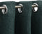 vidaXL - Gordijnen - linnen-look - verduisterend - ogen - 2 - st - 140x175 - cm - groen