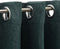 vidaXL - Gordijnen - linnen-look - verduisterend - ogen - 2 - st - 140x245 - cm - groen