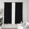 vidaXL - Gordijnen - linnen - verduisterend - haken - 2 - st - 140x175 - cm - antraciet