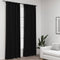 vidaXL - Gordijnen - linnen - verduisterend - haken - 2 - st - 140x225 - cm - antraciet