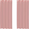 vidaXL - Gordijnen - met - doorvoertules - 2 - st - 140x225 - cm - roze