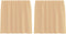 vidaXL - Gordijnen - met - lussen - 2 - st - 140x140 - cm - zand