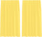 vidaXL - Gordijnen - met - lussen - 2 - st - 140x175 - cm - geel