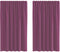 vidaXL - Gordijnen - met - lussen - 2 - st - 140x175 - cm - paars
