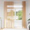 vidaXL - Gordijnen - met - lussen - 2 - st - 140x225 - cm - zand