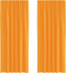 vidaXL - Gordijnen - met - lussen - 2 - st - 140x245 - cm - oranje
