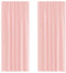 vidaXL - Gordijnen - met - lussen - 2 - st - 140x245 - cm - roze