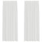 vidaXL - Gordijnen - met - lussen - 2 - st - 140x245 - cm - wit