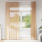 vidaXL - Gordijnen - met - lussen - 2 - st - 140x245 - cm - zand