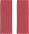 vidaXL - Gordijnen - met - lussen - 2 - st - 140x260 - cm - wijnrood