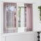 vidaXL - Gordijnen - met - lussen - 2 - st - paars - 140x140 - cm
