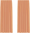 vidaXL - Gordijnen - met - lussen - 2 - st - terracotta - 140x245 - cm
