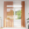 vidaXL - Gordijnen - met - lussen - 2 - st - terracotta - 140x245 - cm