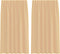 vidaXL - Gordijnen - met - lussen - 2 - st - zand - 140x175 - cm - zand