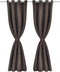 vidaXL - Gordijnen - met - metalen - ringen - 135 - x - 245 - cm - 2 - stuks - (bruin)