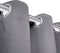 vidaXL - Gordijnen - met - metalen - ringen - 135 - x - 245 - cm - 2 - stuks - (grijs)