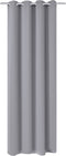 vidaXL - Gordijnen - met - metalen - ringen - 135 - x - 245 - cm - 2 - stuks - (bruin)