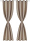 vidaXL - Gordijnen - met - metalen - ringen - verduisterend - 135x175 - crème - 2 - st
