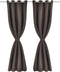 vidaXL - Gordijnen - met - metalen - ringen - verduisterend - 135x175 - bruin - 2 - st