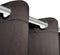 vidaXL - Gordijnen - met - metalen - ringen - verduisterend - 135x175 - bruin - 2 - st