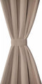 vidaXL - Gordijnen - met - metalen - ringen - verduisterend - 135x175 - crème - 2 - st