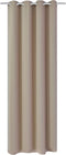 vidaXL - Gordijnen - met - metalen - ringen - verduisterend - 135x175 - cm - zwart - 2 - st