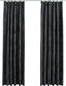 vidaXL - Gordijnen - verduisterend - 2 - st - met - haken - 140x175 - cm - fluweel - antraciet