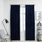 vidaXL - Gordijnen - verduisterend - 2 - st - met - haken - 140x225 - cm - fluweel - blauw