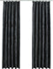 vidaXL - Gordijnen - verduisterend - 2 - st - met - haken - 140x245 - cm - fluweel - antraciet