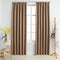vidaXL - Gordijnen - verduisterend - met - haken - 2 - st - 140x175 - cm - taupe