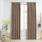 vidaXL - Gordijnen - verduisterend - met - haken - 2 - st - 140x175 - cm - taupe
