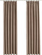 vidaXL - Gordijnen - verduisterend - met - haken - 2 - st - 140x175 - cm - taupe