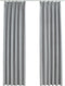 vidaXL - Gordijnen - verduisterend - met - haken - 2 - st - 140x225 - cm - grijs