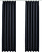 vidaXL - Gordijnen - verduisterend - met - haken - 2 - st - 140x225 - cm - antraciet