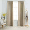 vidaXL - Gordijnen - verduisterend - met - haken - 2 - st - 140x225 - cm - beige
