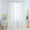 vidaXL - Gordijnen - verduisterend - met - haken - 2 - st - 140x225 - cm - gebroken - wit