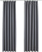 vidaXL - Gordijnen - verduisterend - met - haken - 2 - st - 140x245 - cm - grijs